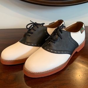 G H Bass Saddle Shoes